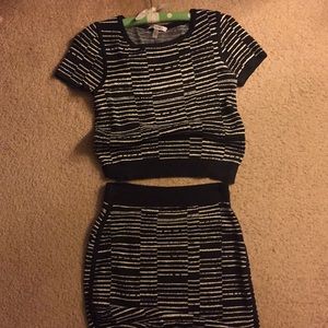 Sold-DKNY pencil skirt/top combo